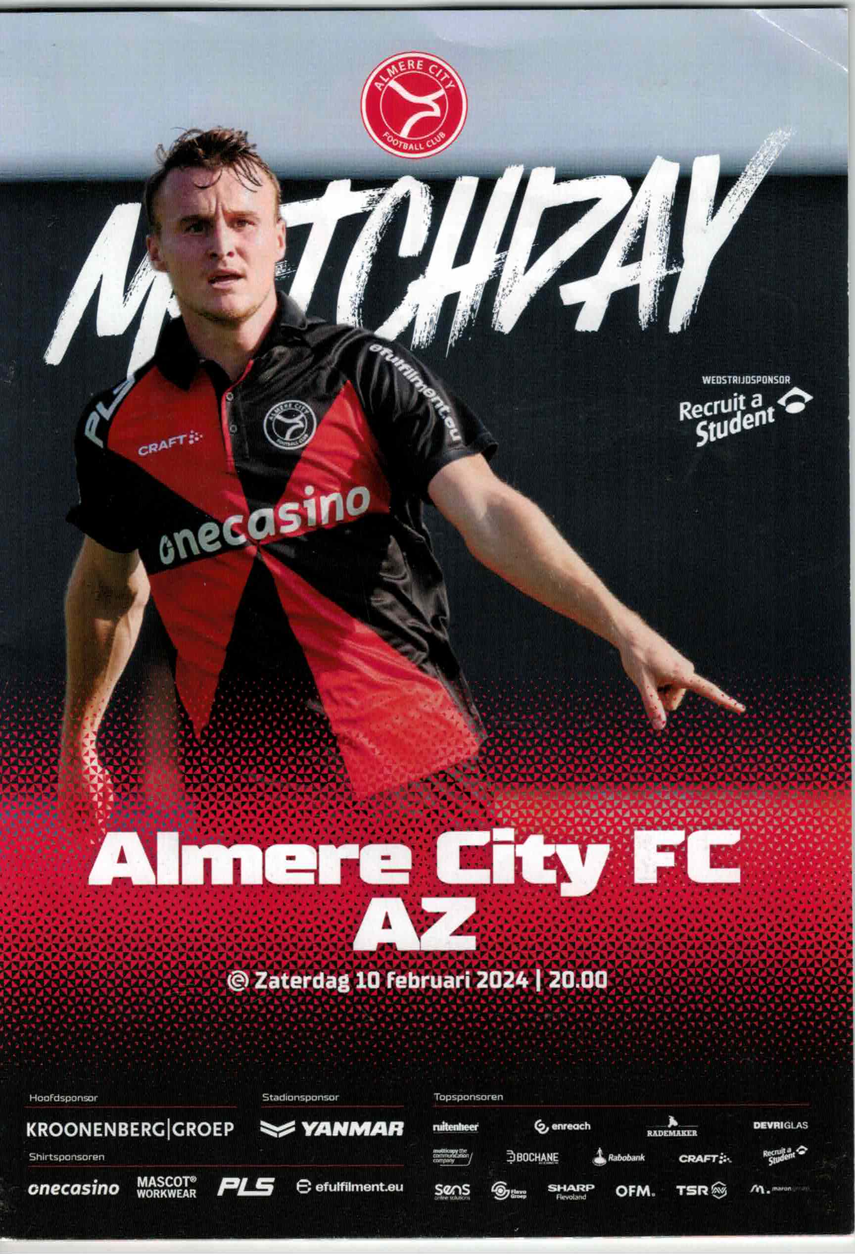 AZ Programma 10-feb-2024 Almere City uit